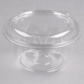 Dart SafeSeal 16 oz. Plastic Tamper-Resistant, Tamper-Evident Bowl with Dome Lid - 240/Case