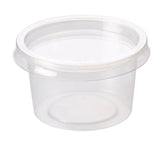 4oz Plastic Sauce Pots with Lids