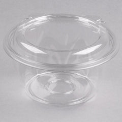 Dart SafeSeal 16 oz. Plastic Tamper-Resistant, Tamper-Evident Bowl with Dome Lid - 240/Case